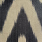Silk Ikat Cushion Cover, Zigzag Cushion Cover, Black Silk Ikat Cushion Cover, Decorative Cushion Covers, Cushion Covers, Cushion Cover 40x40